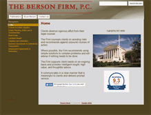 Tablet Screenshot of bersonfirm.com